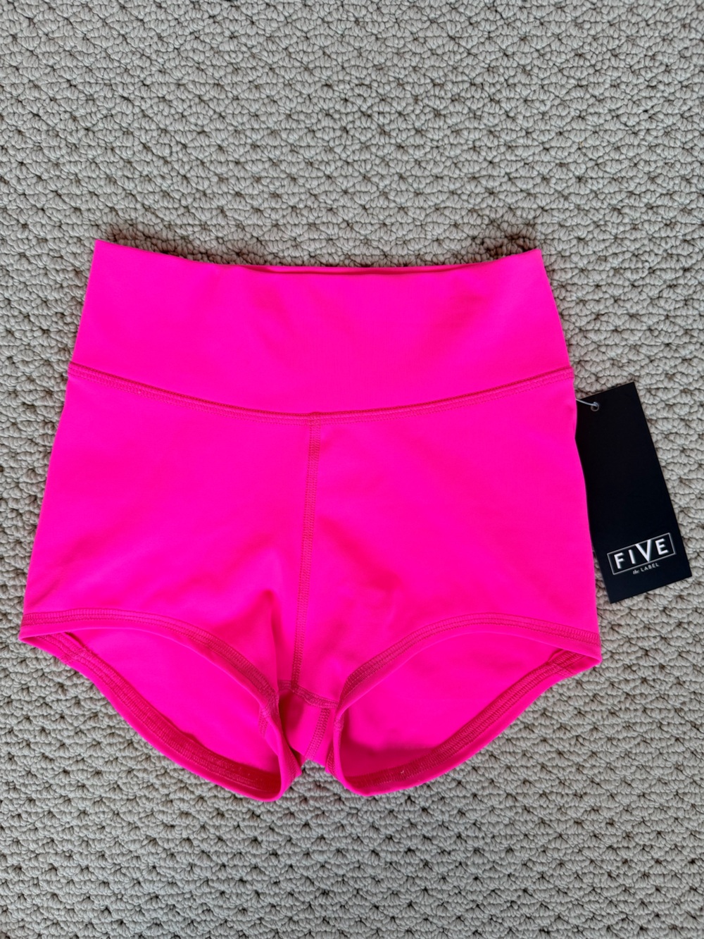Five the Label Everyday Short 2”, Pink Pop, YL (8/10). NWT!